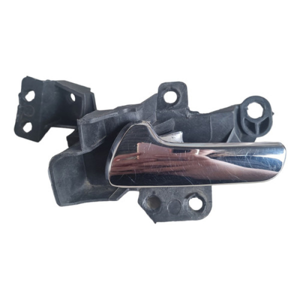 Maçaneta Interna Gm Zafira Dianteira Esquerda 2003 A 2020 Preto E Cromado Dianteira