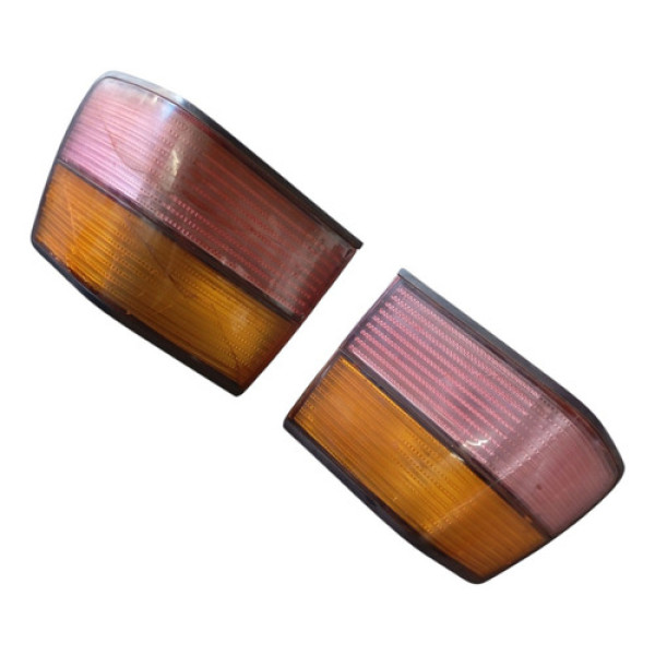 Par Lanternas Vw Santana 1991 1997 3259450951 Detalhes Ambos Lados Vermelho