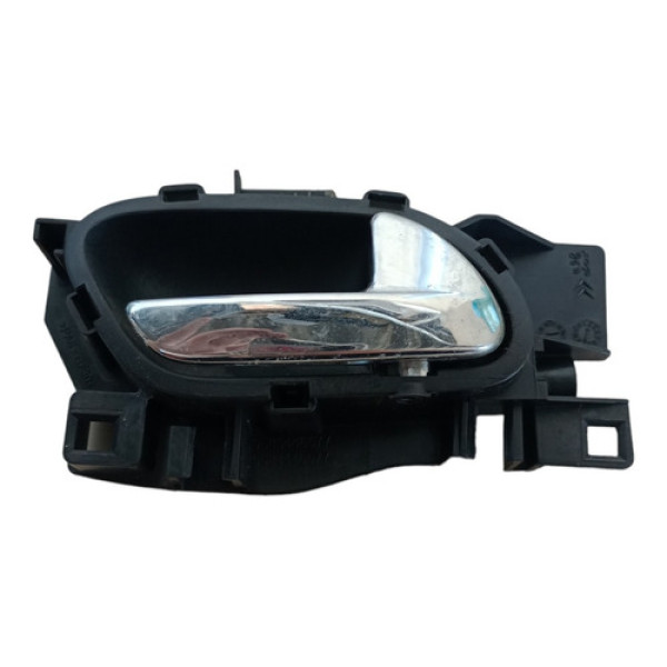 Maçaneta Interna Dianteira Direita Citroen C3 2013/2016 Preto Dianteira