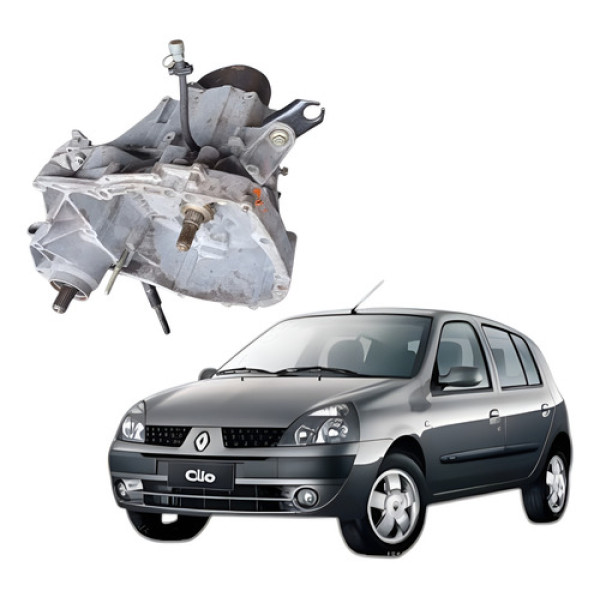 Caixa Câmbio Manual Renault Clio 1.0 16v 2000 2004 