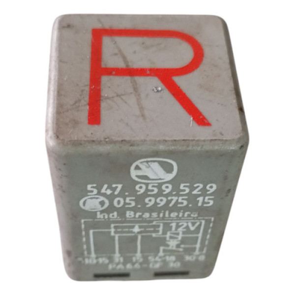 Relé Auxiliar Temporizador Desembaçador Gm Opala 5 Pinos