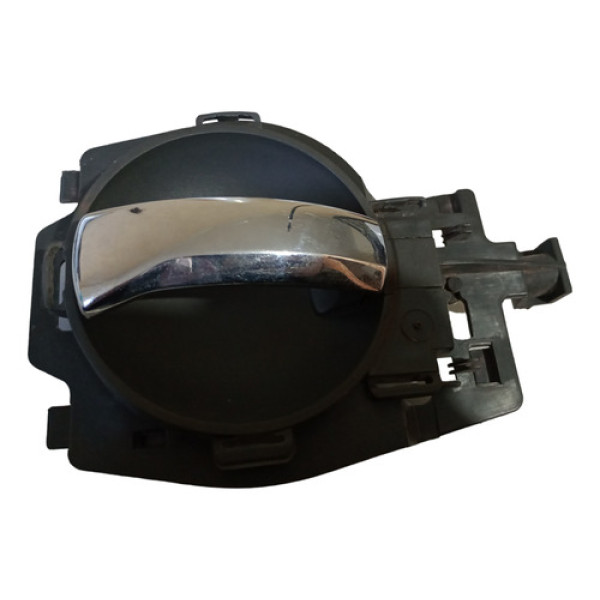 Maçaneta Interna Dianteira Esquerda Citroen C3 08/10  Preto Dianteira