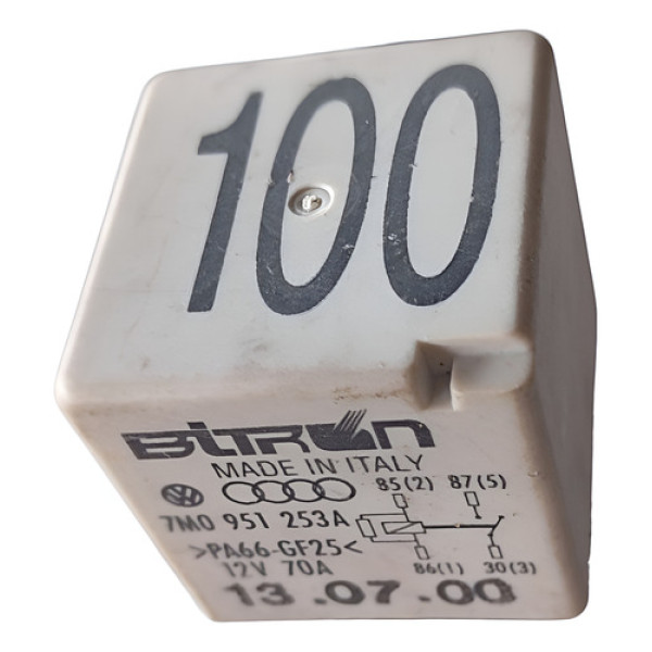 Rele 100 Auxiliar Vw Golf Jetta Audi A3 1997 2014 7m0951253a