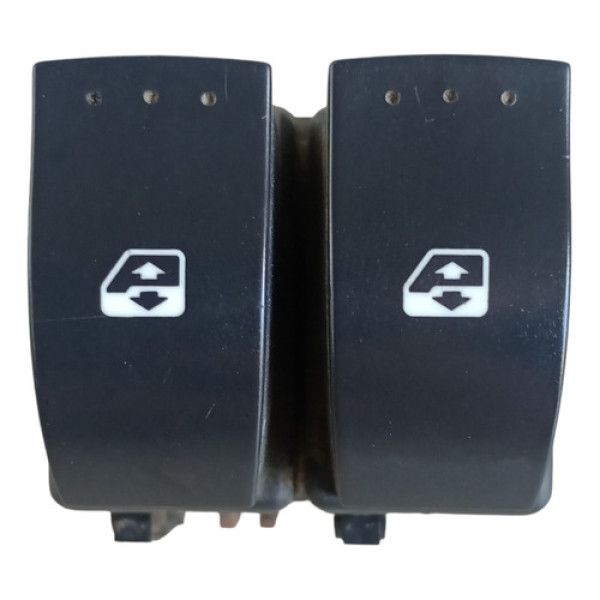 Botão Duplo Vidro Renault Sandero 08 Á 13 