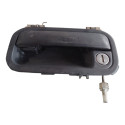 Maçaneta Fechadura Porta Dianteira Esquerda Gm Corsa 2005 Preto Dianteira