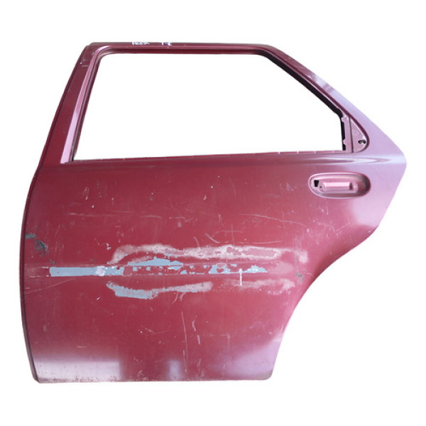 Porta Traseira Esquerda Ford Fiesta 1998 Traseira Esquerda Vermelho