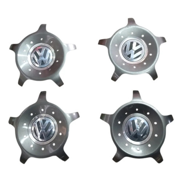 Jogo Calotas Vw Golf Bora New Beetle 1c0601149n Detalhes Prata