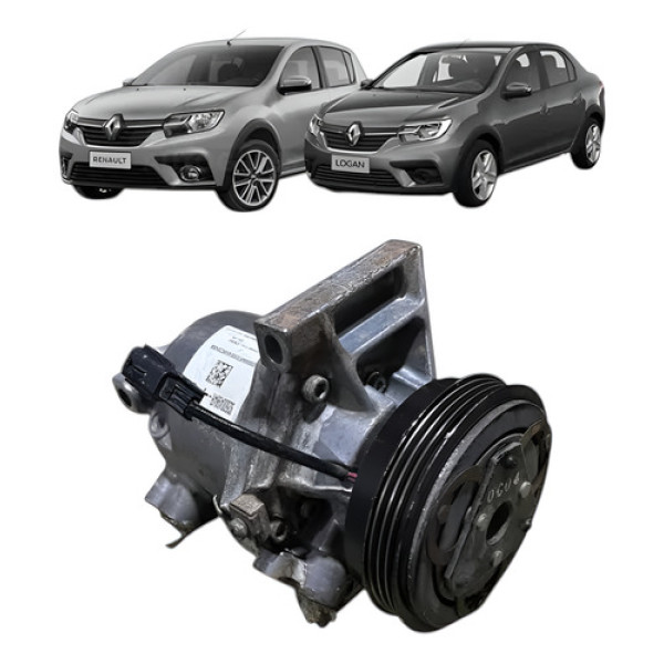 Compressor Ar Condicionado Renault Sandero Logan 1.0 2017