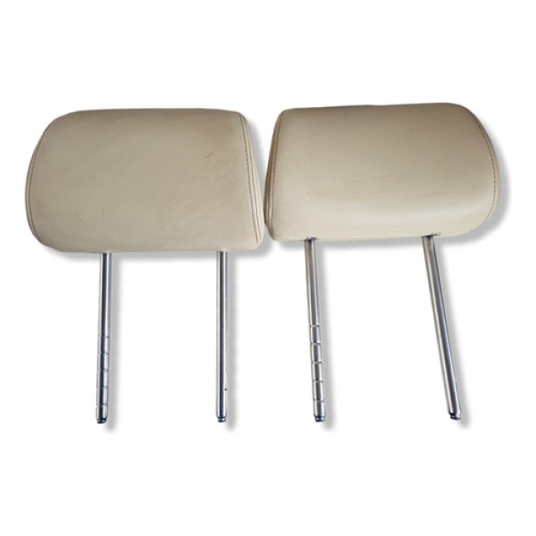 Par Apoio Descanso Cabeça Vw New Beetle Dianteiro Bege