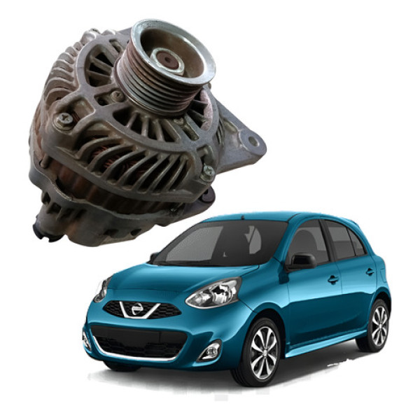 Alternador 90a 12v Nissan March Versa 1.6 16v 2011 2016