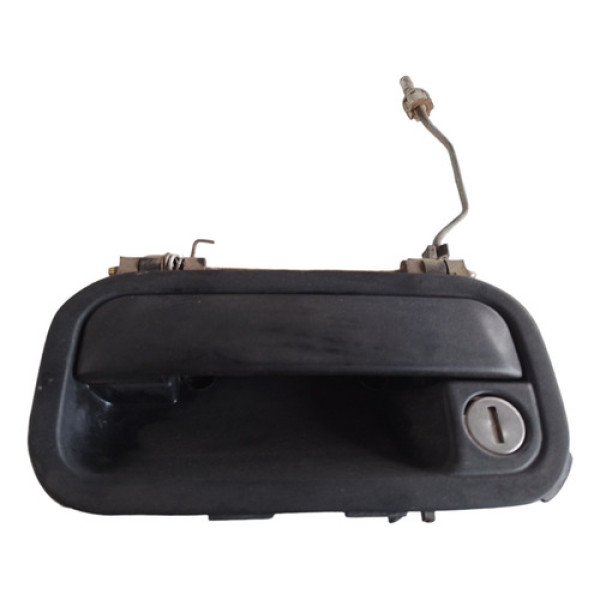 Maçaneta Fechadura Porta Dianteira Esquerda Gm Corsa 2005 Preto Dianteira