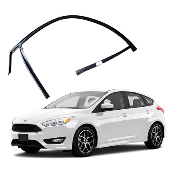 Guarnição Canaleta Vidro Porta Dianteira Ld Ford Focus 2015