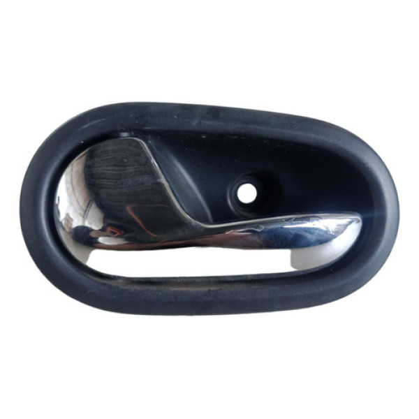 Maçaneta Interna Esquerdo Renault Logan Sandero 2013 A 2021 Preto Dianteira/traseira