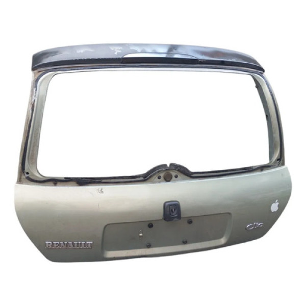 Tampa Traseira Porta Malas Renault Clio Hatch 2002 2008 Verde
