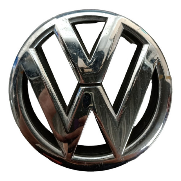 Emblema Da Grade Dianteira Vw Golf Gol Fox Spacefox 15/21 Prata
