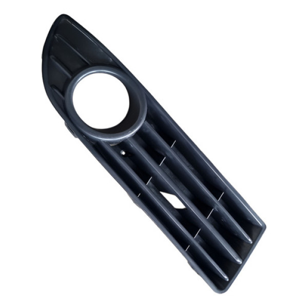 Grade Farol Milha Vw Polo 2007 2010 Preto Direito