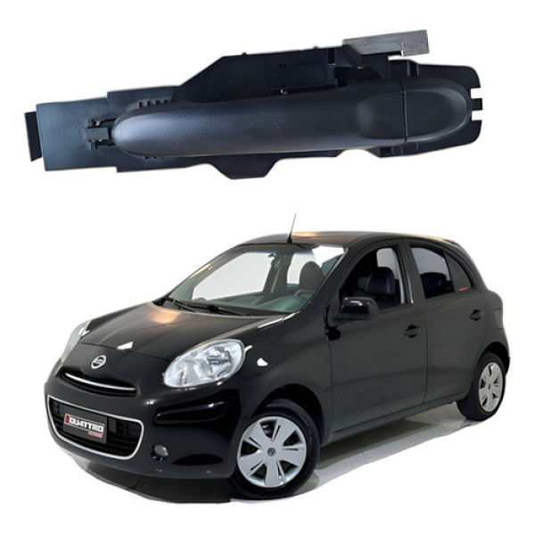 Maçaneta Externa Traseira Esquerda Nissan March 2012 2017