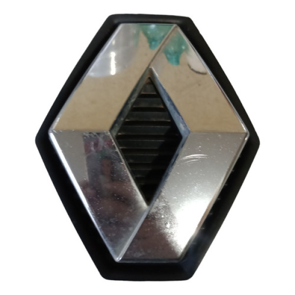 Emblema Grade Dianteira Renault Snadero 08/13  Prata