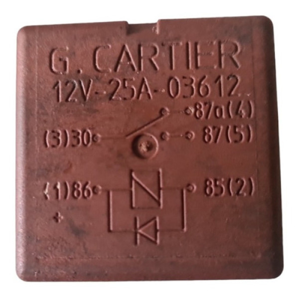 Rele Auxiliar 12v 25a Renault Clio Logan Sandero 03612