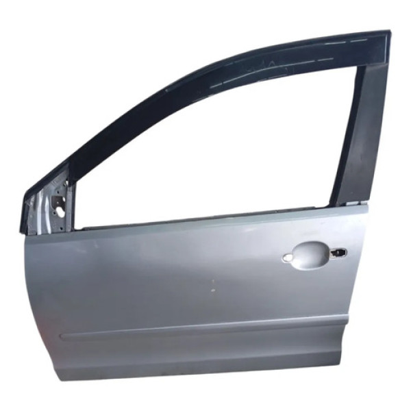 Porta Dianteira Esquerda Prata Vw Polo 2005 2012 6q0831607d Dianteira Esquerdo Prata