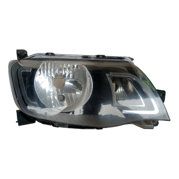 Farol Lado Direito Mascara Negra Renault Kwid 2017 2021 Direito