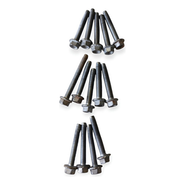 Jogo Parafuso Trava Carter Motor Gm Onix 1.0 2020 2023 Cinza