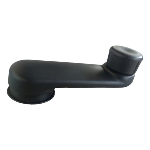 Manivela Vidro Traseiro Renault Logan Sandero 2017 2022 Preto