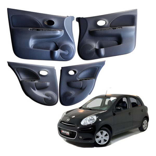 Jogo Forro Porta Nissan March 2012 2017 802939ke1a