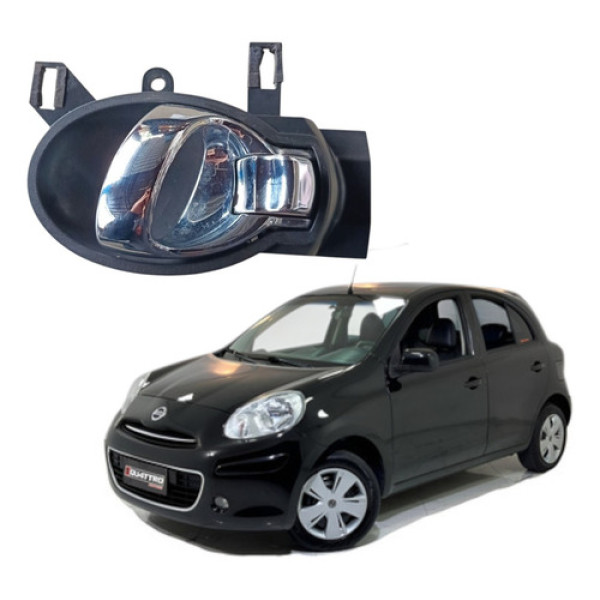 Maçaneta Interna Esquerda Nissan March 2012 2017 Dianteira/traseira