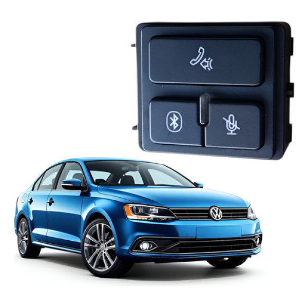 Botao Bluetooth Vw Jetta 2011 2017 3aa035624a