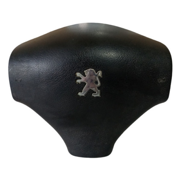 Capa Volante Tampa Buzina Peugeot 206 207  Preto