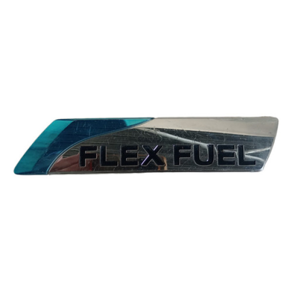 Emblema Traseiro Flex Fuel Nissan March Versa