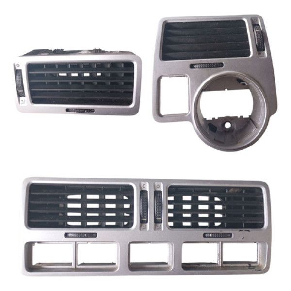 Kit Jogo Difusor Ar Prata Vw Bora Golf 2008 2013 1j0819728