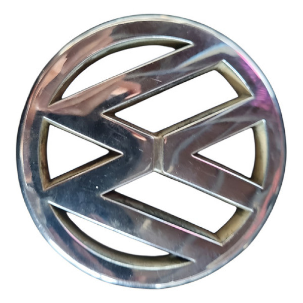 Emblema Volkswagen Cromado Original Prateado