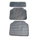 Jogo Tapete Borracha 5pç Chevrolet Meriva 2009 2012 Preto