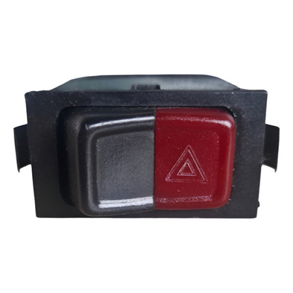 Botão Pisca Alerta Vw Gol Parati Quadrado  1984 1995 Preto