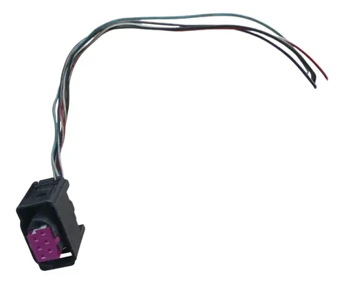 Plug Conector 6 Pinos Chicote Vw Polo 2003 2007 4b0972571