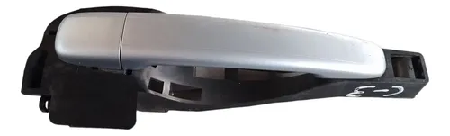 Maçaneta Externa Traseira Esquerda Citroen C3 2004 A 2012 Cinza Traseira